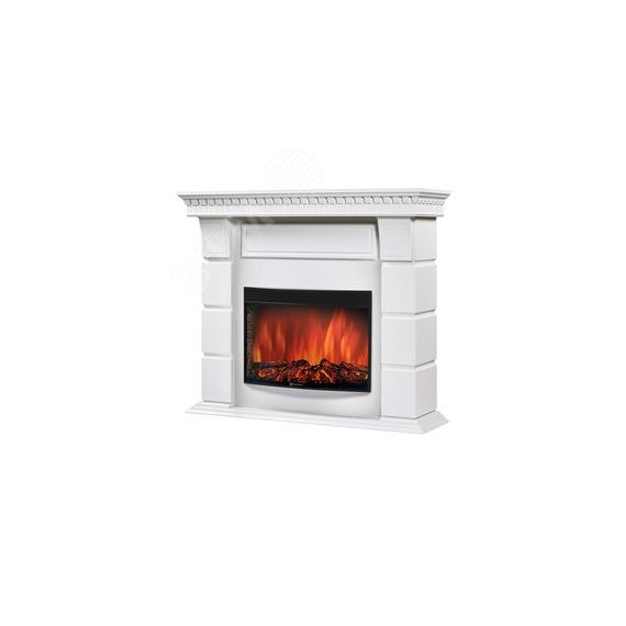 Портал для камина Elegante 25  шпон белый Firelight Elegante 25 W