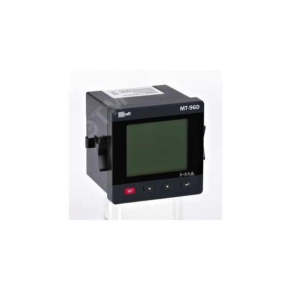 Мультиметр цифровой 72х72мм трехфазный, вход 100В 1А, RS485, LCD-дисплей МТ-72D SE (Dekraft) 51415DEK