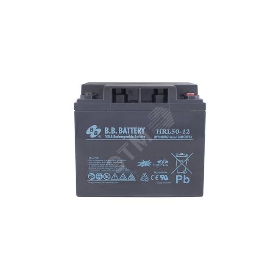 Аккумулятор 12В 50Ач B.B.Battery HRL 50-12