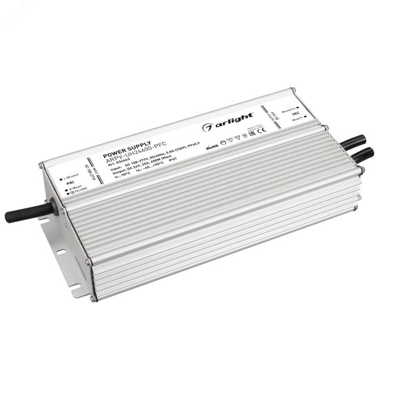 Блок питания ARPV-UH24600-PFC (24V, 25A, 600W) (IP67 металл, 7 лет) Arlight 034463