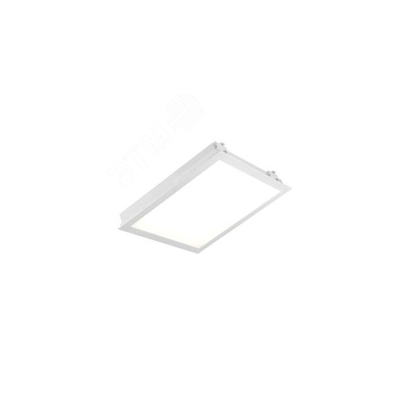 Светильник LED Effect ОФИС КОМФОРТ IP65 CRI90 40Вт 3600лм 3000К IP65 КСС Д встраиваемые, БАП 1 час ЛЕД-Эффект LE-СВО-03-040-6912-65Т+LE0274