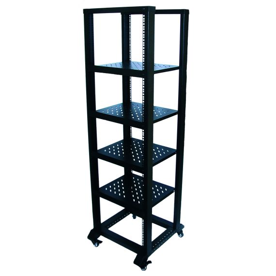 Стойка открытая 19 24U высота 1177 мм. двухрамнаякомплект на 2 прибора 21кг Тромбон СО-224-2