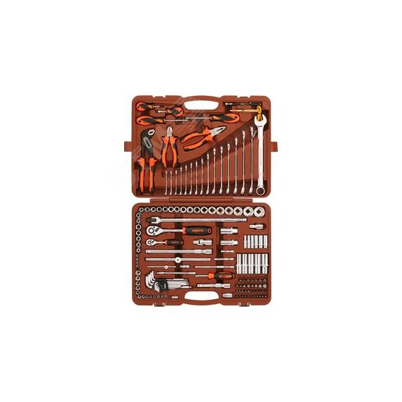 Набор инструмента универсальный 1/4'', 1/2''DR, 143 предмета Ombra OMT143SL