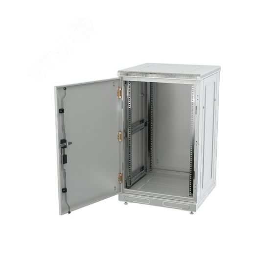 Шкаф напольный телекоммуникационный 19д18U(600x1000) передняя дверь металл ССД 130411-00499