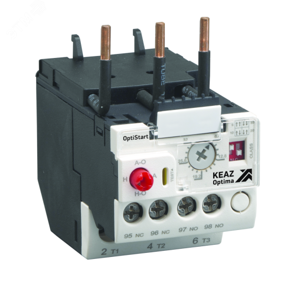 Реле перегрузки OptiStart TF-EAP38-2,0 электронное для контакторов F-09..F-38 КЭАЗ 336095