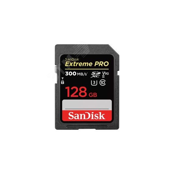 Карта памяти 128GB SD Extreme Pro UHS II, SDXC, 180 МБ/с, Class 10 SanDisk SDSDXDK-128G-GN4IN