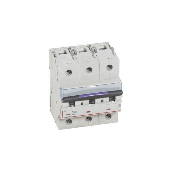 Выключатель автоматический DX3 50кА 20А 3П D LEGRAND 410214