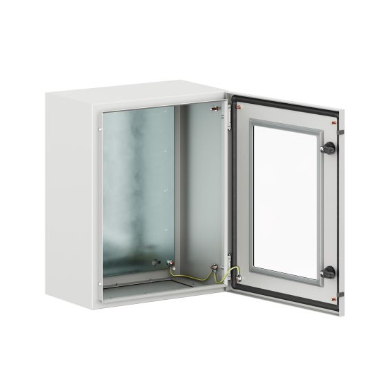 Корпус навесной STE с М/П с прозрачной дверью ВxШxГ 500x400x250 мм, IP66