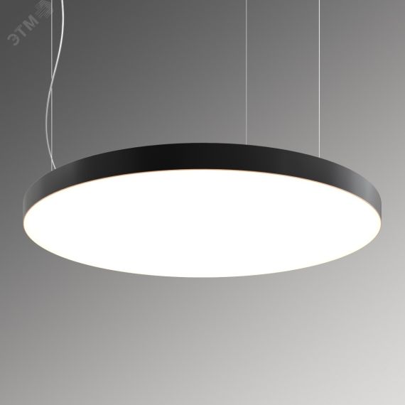 Светильник светодиодный RVE-LBX-RING-SLIM-800-P (Круг тонкий 800х800х50мм 77Вт Подвесной 4000К Белый) RVElektro RVE00000721