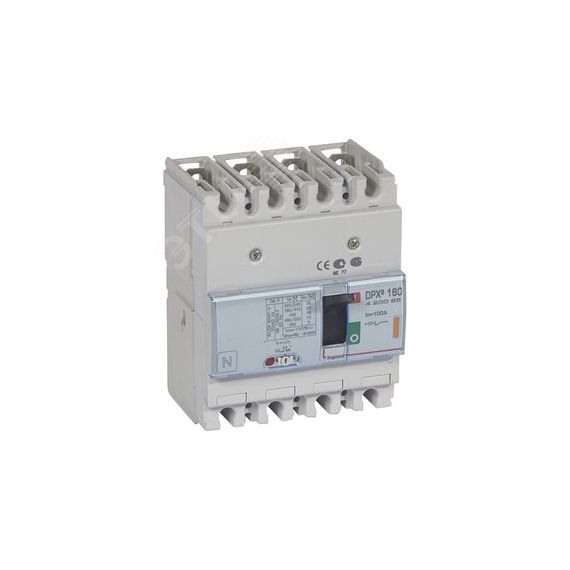 Выключатель автоматический 100А 25кА DPX3-160 4Р LEGRAND 420055