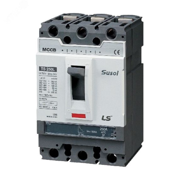 Автоматический выключатель TS250N (50kA) FTU 200A 3P3T LSIS Co 0105009500