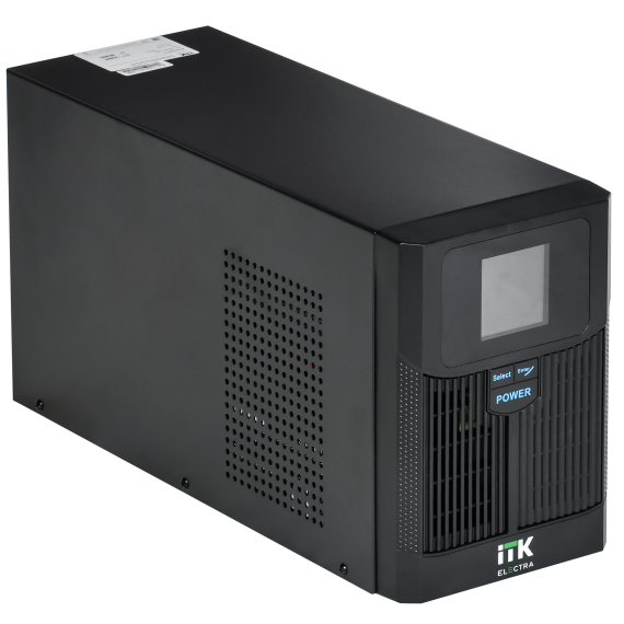 ITK ELECTRA LT ИБП однофазный линейно-интерактивный 1,5кВА/1,2кВт 2хSchuko LCD дисплей 24VDC без АКБ USB RJ45/11