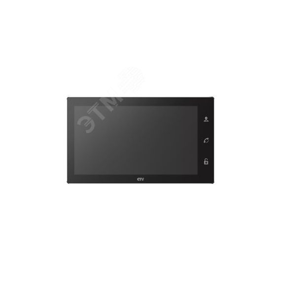 Монитор домофона цветной с технологией Touch Screen для управления OSD CTV CTV-M4106AHD B (чёрный)