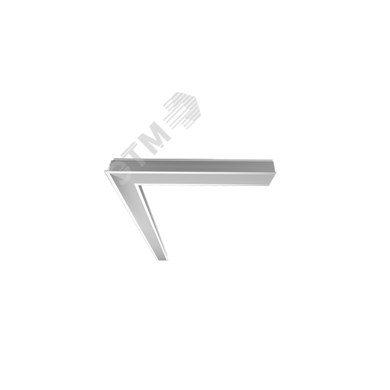 Светильник Universal-Line L-поворот правый/левый встраиваемый 650*650*69мм 25Вт 4000К IP40 металлик аварийный автономный постоянного действия Вартон V1-A1-70418-10A00-4002540