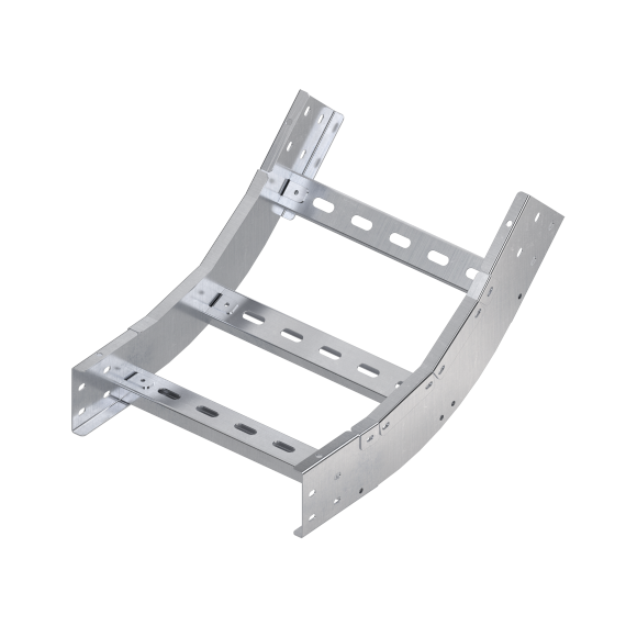 Угол вертикальный внутренний 45 градусов 100х1000, R300, 1,5 мм, AISI 304