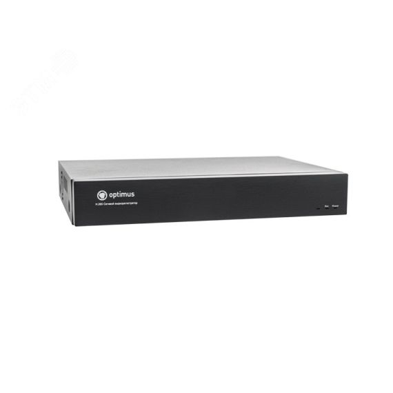 Видеорегистратор IP 16-х канальный 8МП, HDD 1 SATA до 14 ТБ Optimus CCTV NVR-5161-16P