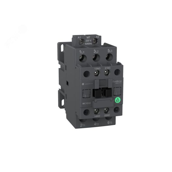 КОНТАКТОР MC1D 3P 25A НО+НЗ 220VDC SE (Systeme) MC1D25MD