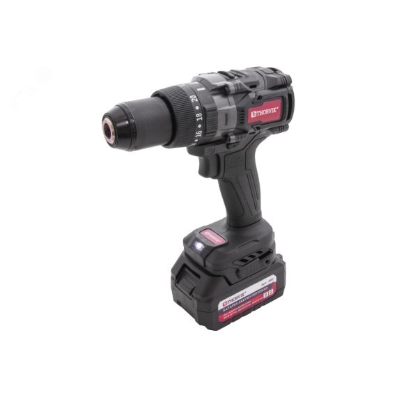 Дрель-шуруповерт ударная аккумуляторная бесщёточная 1/2''DR, 21В, 160 Нм Thorvik BBID12160