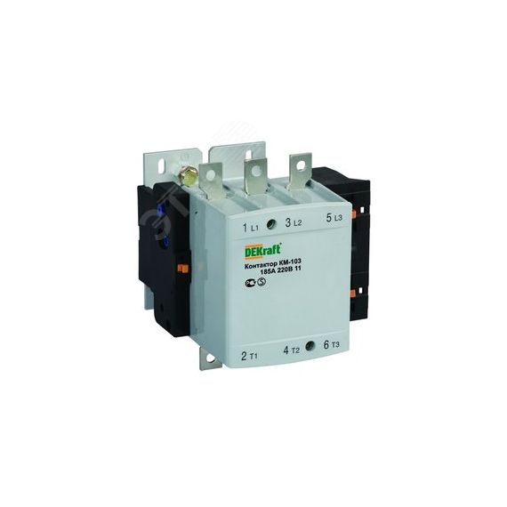 Контактор КМ-103, 185А, 400В, AC3 SE (Dekraft) 22155DEK