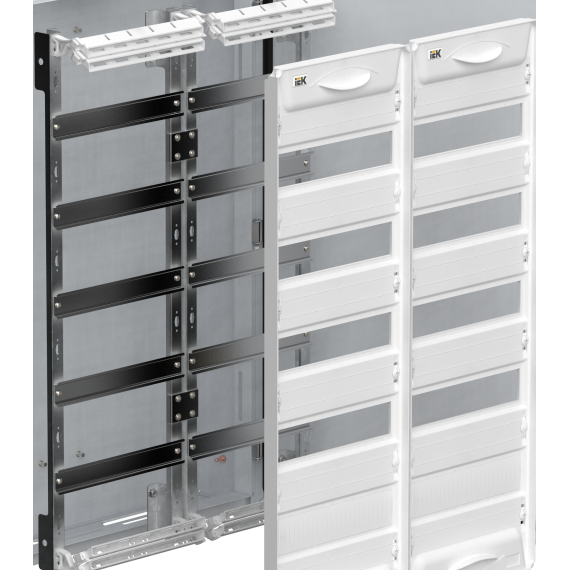 Отсутствие перегородки между секциями корпуса, съемная монтажная рама.