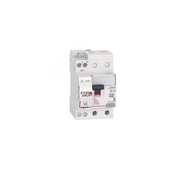 УЗДП DX3 Stop Arc 1P+N B10 10000A 30mA A (с АВДТ) LEGRAND 415956