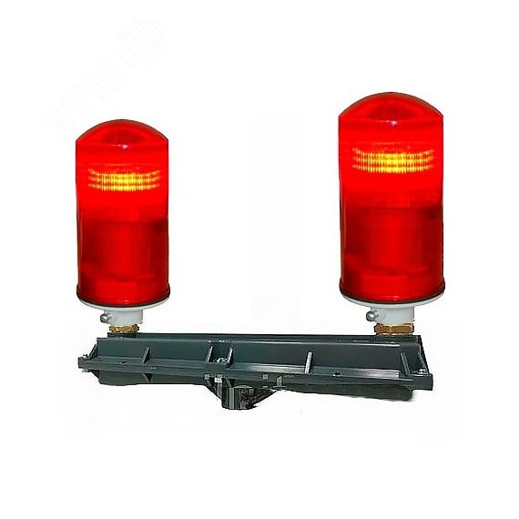 Сдвоенный заградительный огонь СДЗО-05-2*2 >32Cd тип Б220V AC IP65 Аэросигнал 2 * СДЗО-05-2