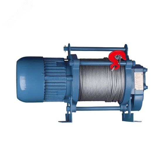 Лебедка электрическая KCD 500, г/п 0.5т, канат 100м, 380В Gearsen GKCD 500-100-380