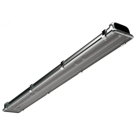 Светильник люминесцентный INOX 2x36 HF накладной IP65 ЭПРА нержавеющая сталь 0.8 мм Световые Технологии 1077000090