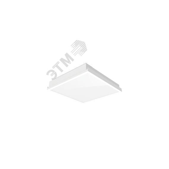 Светильник люминесцентный ЛВО-96Вт V-Clip EM рас-ль опал Вартон V1-A3-07070-10A00-6596LUM