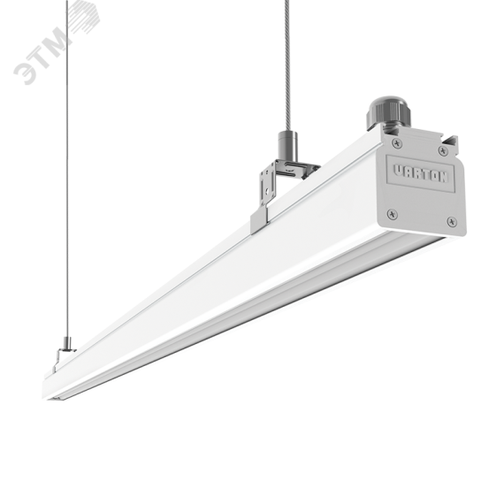 Светильник светодиодный ДСО/ДПО-63Вт 7497Лм 4000К Mercury LED Mall IP54 DALI рас-ль опал Белый Вартон V1-R0-00567-31D02-5406340