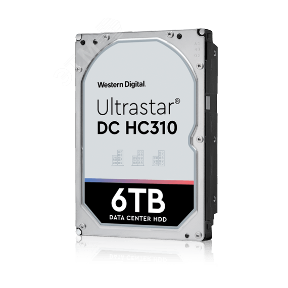 Жесткий диск 6TB Ultrastar 3.5'', SAS, 7200 об/мин, 256 МБ Western Digital HUS726T6TAL5204