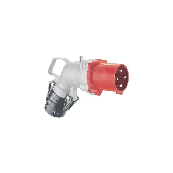 Вилка угловая IP44 3К+З 400v 63А Hypra LEGRAND 053873