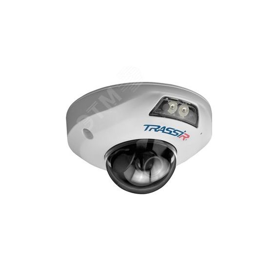 Видеокамера IP 2Мп купольная ,ИК-подстветка 20м,POE (2.8 мм) Trassir TR-D4221WDIR2 v2 2.8