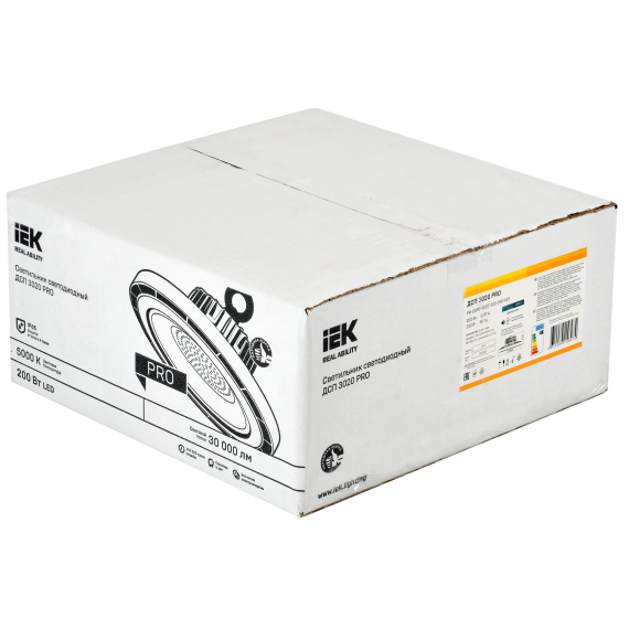 PRO Светильник ДСП 3020 200Вт 90гр 5000К IP65 IEK