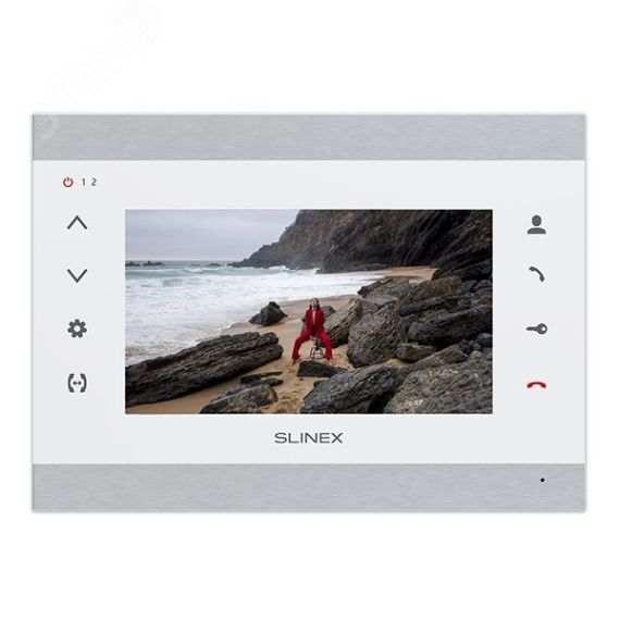 Видеодомофон SLINEX SL-07N Cloud Silver+White