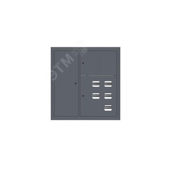 Щит этажный 5 кв. слаботочка слева RAL7024 (1000х950х150) EKF PROxima EKF mb29-v-5z-ral7024