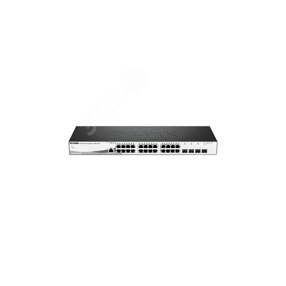 Коммутатор управляемый L2 24 порта 10/100/1000 Мб/с, 4хSFP D-Link DGS-1210-28/ME/A2B