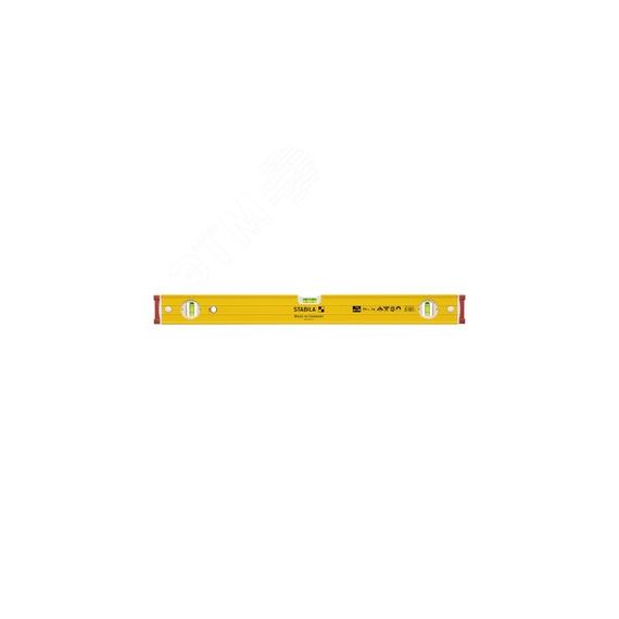 Уровень тип 96-2М, 120 см (2 вертикальных, 1 горизональный,магнитный, точность 0,5мм/м) STABILA 15856