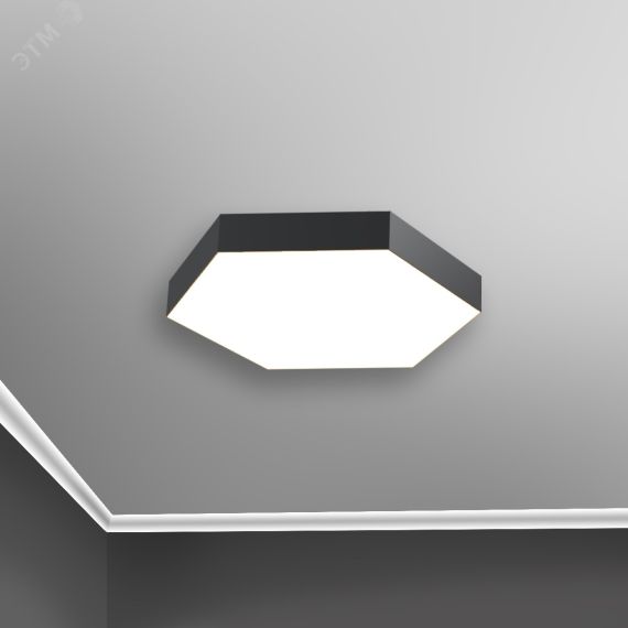 Светильник светодиодный RVE-LBX-HEXA-1400-N (Шестиугольник 1400х1212х120мм 138Вт Накладной 4000К Белый) RVElektro RVE00001535