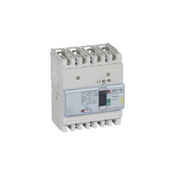 Выключатель автоматический четырехполюсный DPX3 160 40А 16кА LEGRAND 420012