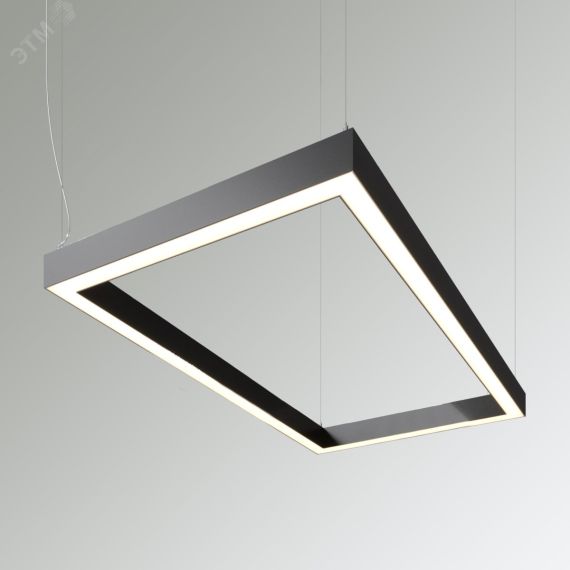 Светильник светодиодный RVE-PLS5070-CUADRO-1010-P (Прямоугольник 1010х530х70мм 50x70мм 74Вт подвесной 4000K Анод) RVElektro RVE00000135