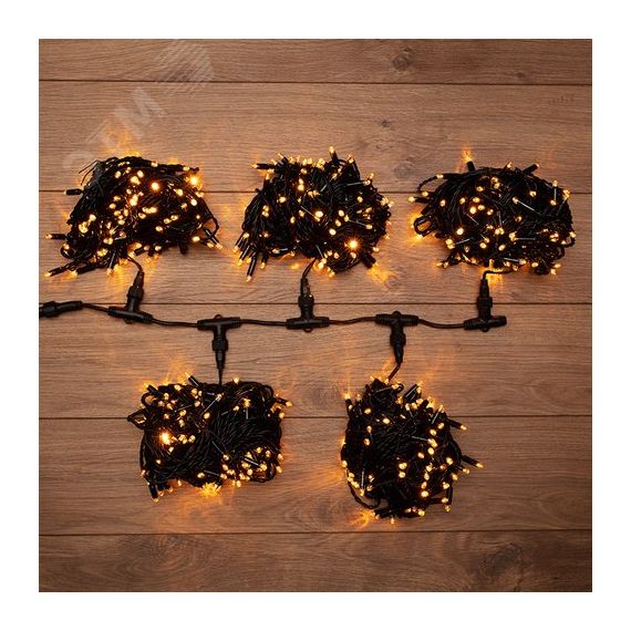 Гирлянда LED ClipLight 24V, 5 нитей по 20 м, диодов желтый Neon-Night 323-501