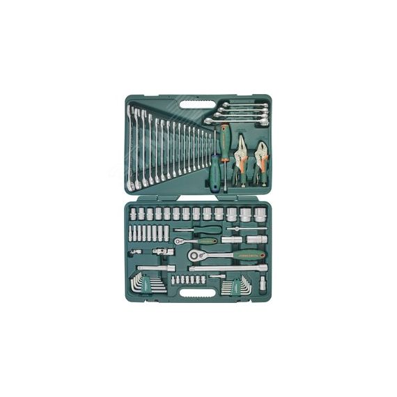 Набор инструмента универсальный 1/4'', 1/2''DR, 78 предметов Jonnesway S04H52478S