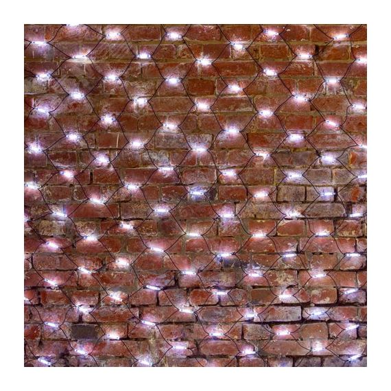 Гирлянда Сеть 2x4м, черный каучук, 560 LED белые Neon-Night 217-135