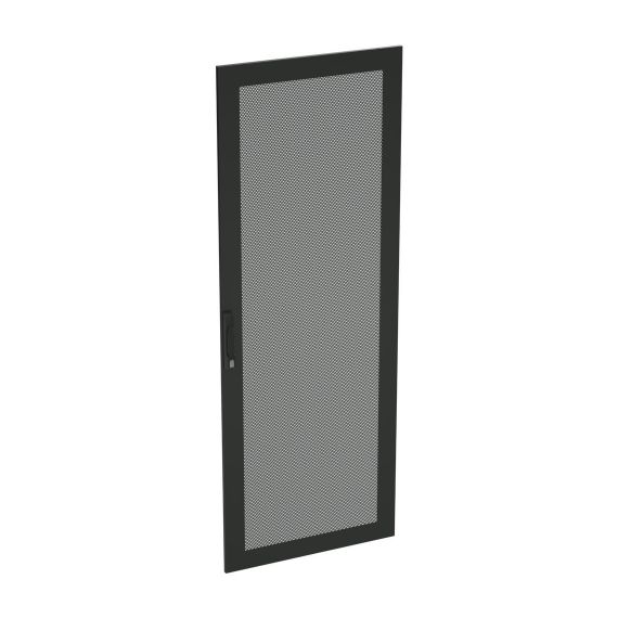 Дверь перфорированная одностворчатая для IT-CQE 1200 x 800 RAL9005