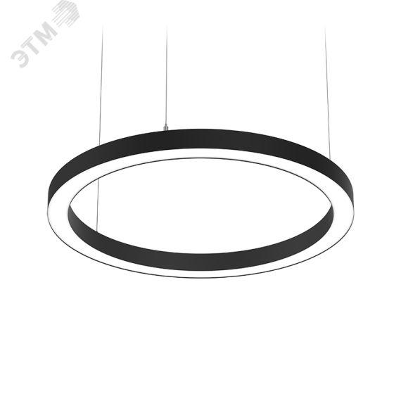 Светильник светодиодный ДСО-50Вт 3000К Enso Черный Вартон V1-R0-90524-30000-2005030