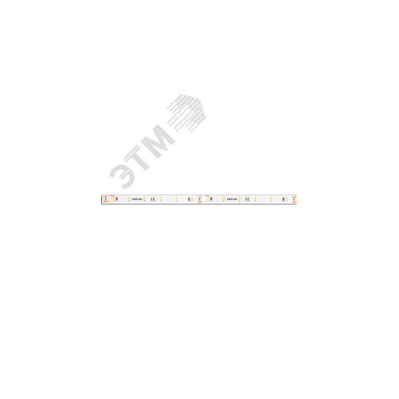 LED лента 5.3W/m 24V 3000K 40m x08mm IP20 SMD2835 80 LED/м (упаковка 40 м) Вартон VLS-20-053-2835-08-080-30