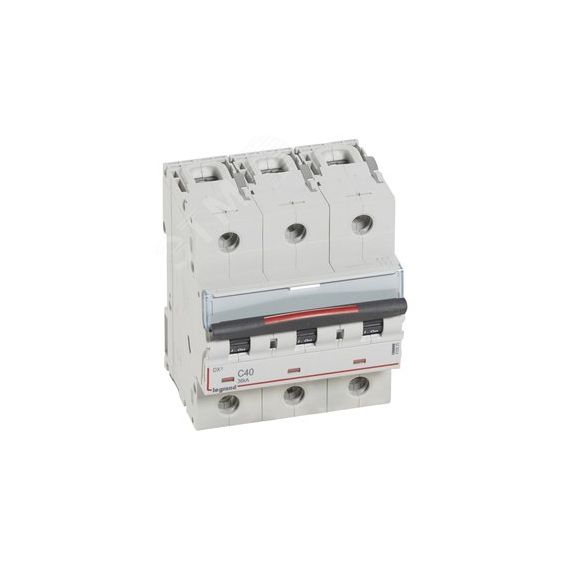 Выключатель автоматический трехполюсный 40А C DX3 36кА LEGRAND 410025