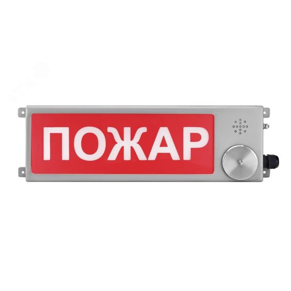 Оповещатль взрывозащищенный световое табло        ТСВ-Exm-Н-Прометей, ''Порошок!Уходи!'', К/Б,      12-36В Спектрон ТСВ-Exm-Н-П Порошок уходи нерж
