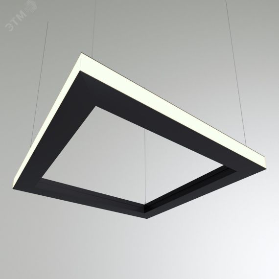 Светильник светодиодный RVE-PLS5070-BOX-OUT-295-P (Квадрат наружу 295x295x50мм сег. 295мм 50x70мм 26Вт подвесной 4000K Анод) RVElektro RVE00000685